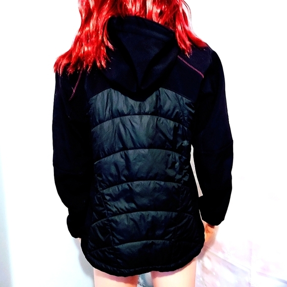 Millet Mountain Of Experience Coat Black & Pink Women's Size M (TEAR IN POCKET) - Picture 3 of 11